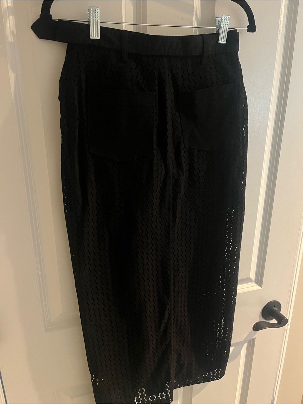 SOLID & STRIPED The Harper Lace Midi Skirt in Black Size XS - Like New - Picture 12 of 15